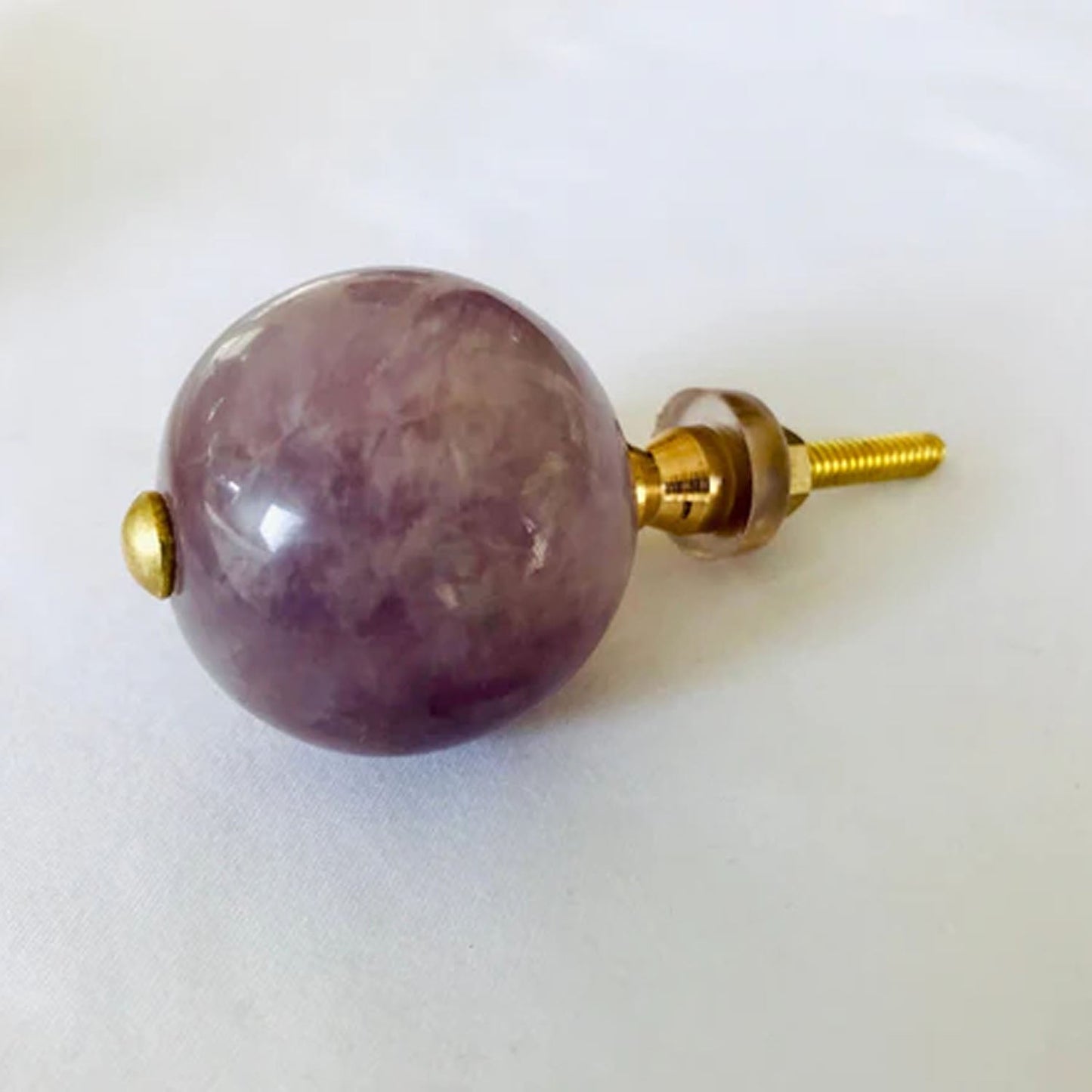 Set of 4 Amethyst/Agate Classic Vintage Finish Cabinet Drawer Pull Wardrobe Dresser Interior Decorative Handle