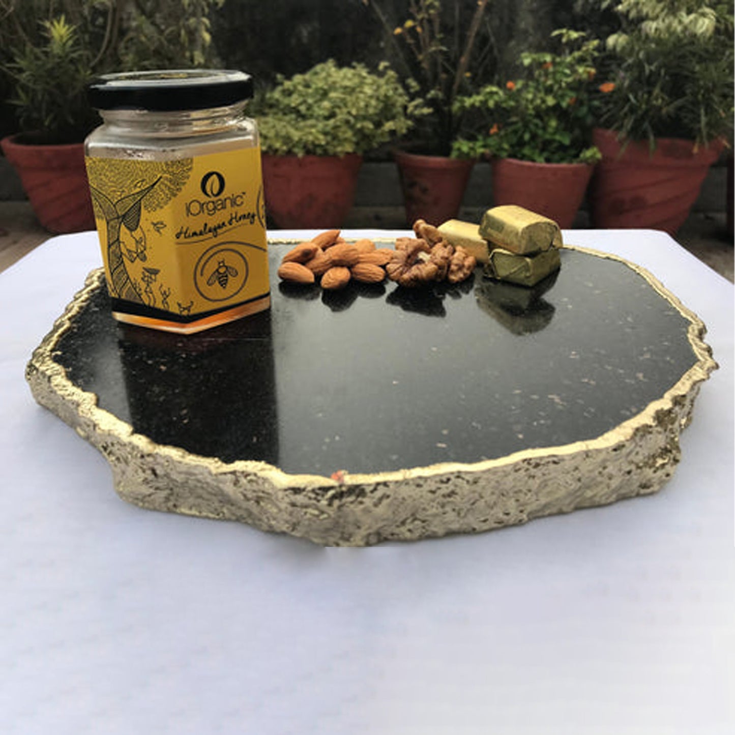 Black Galaxy - Granite Cheese Platter/Tray/Personalised Momentos/Sign Boards