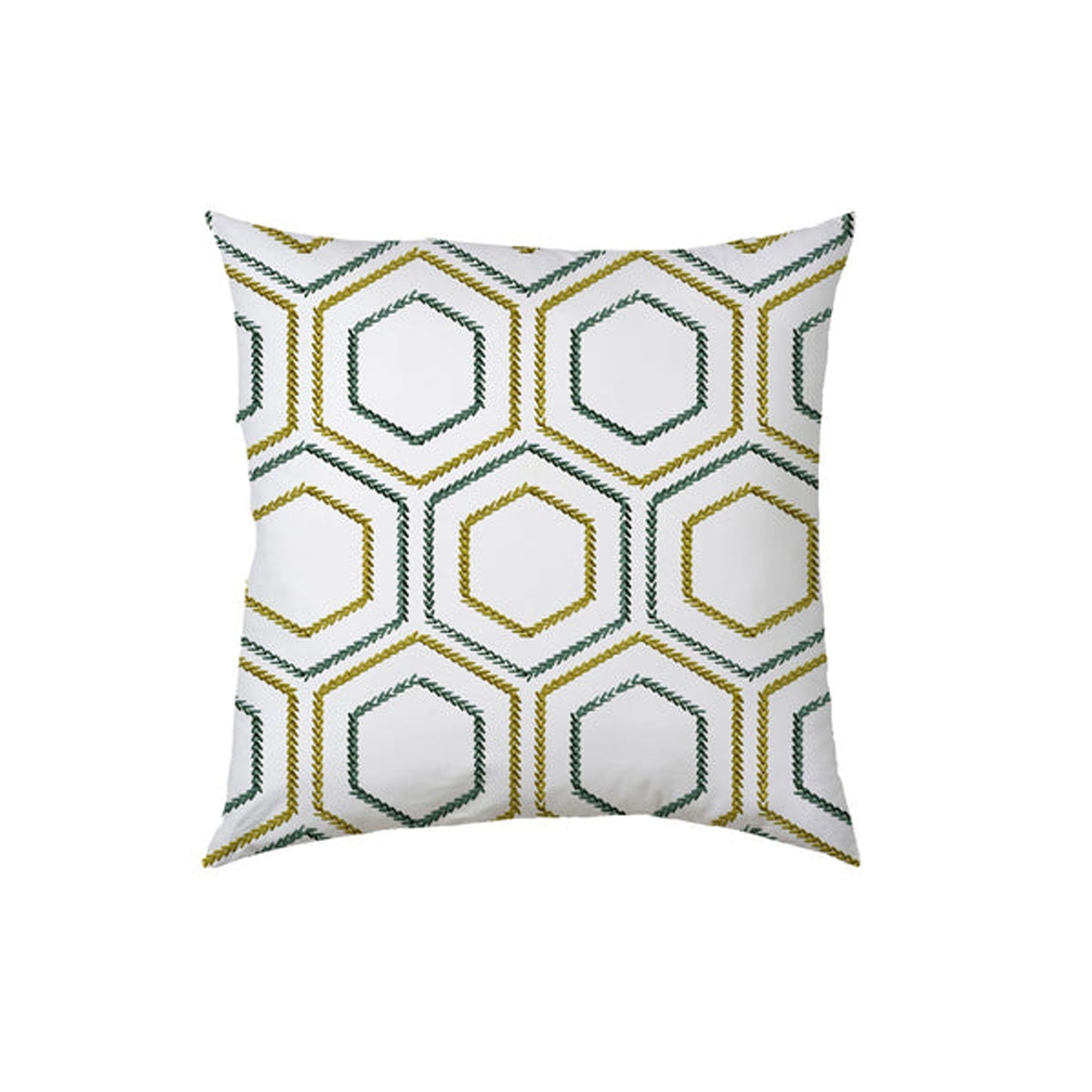 Evangeline - Set of 4 Pieces | Cotton Linen Fabric | Crewel Embroidered | Pillow/Cushion Cover Set | With or Without Insert