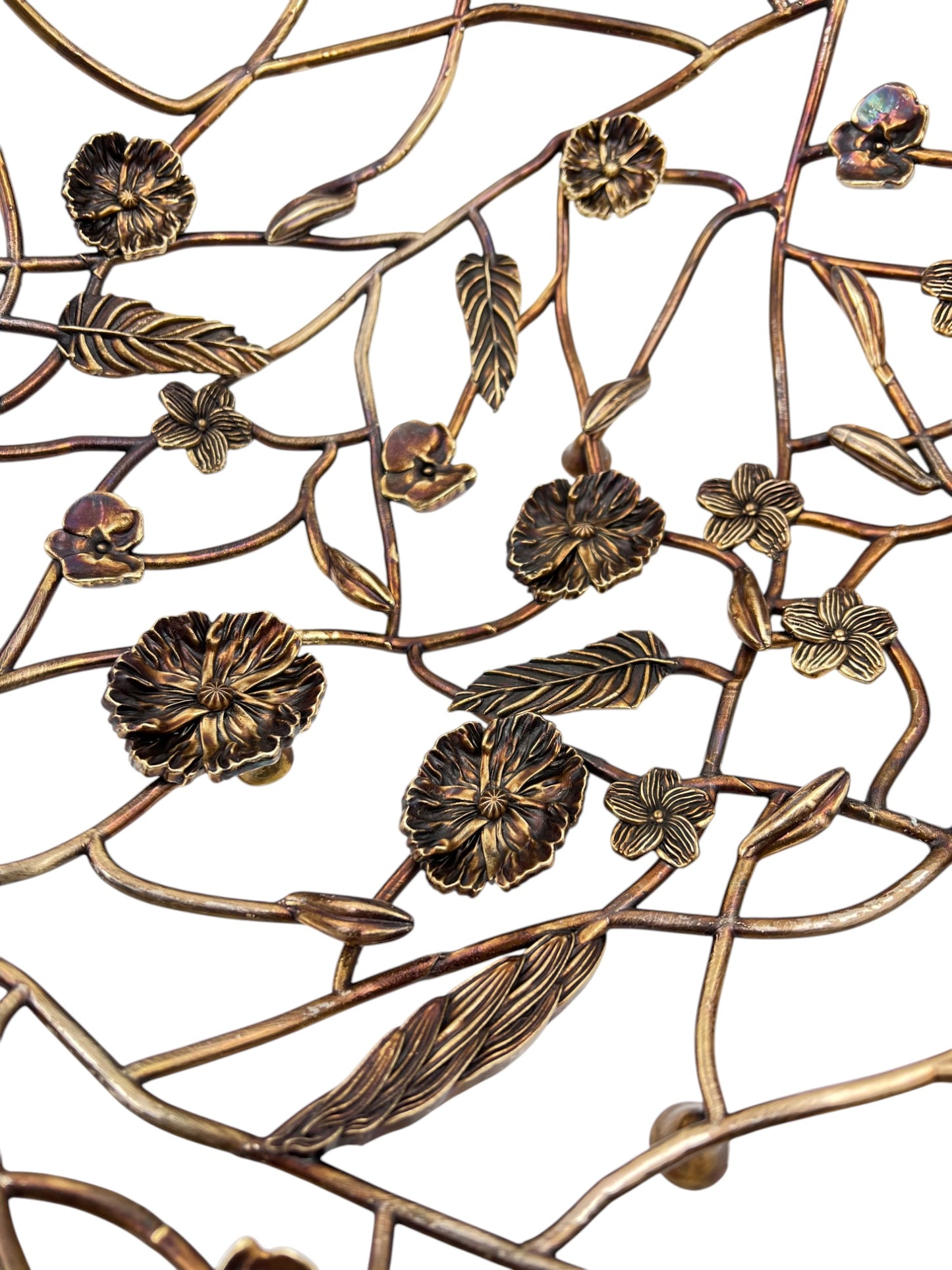 Blossom Weave - Metal Fruit Basket