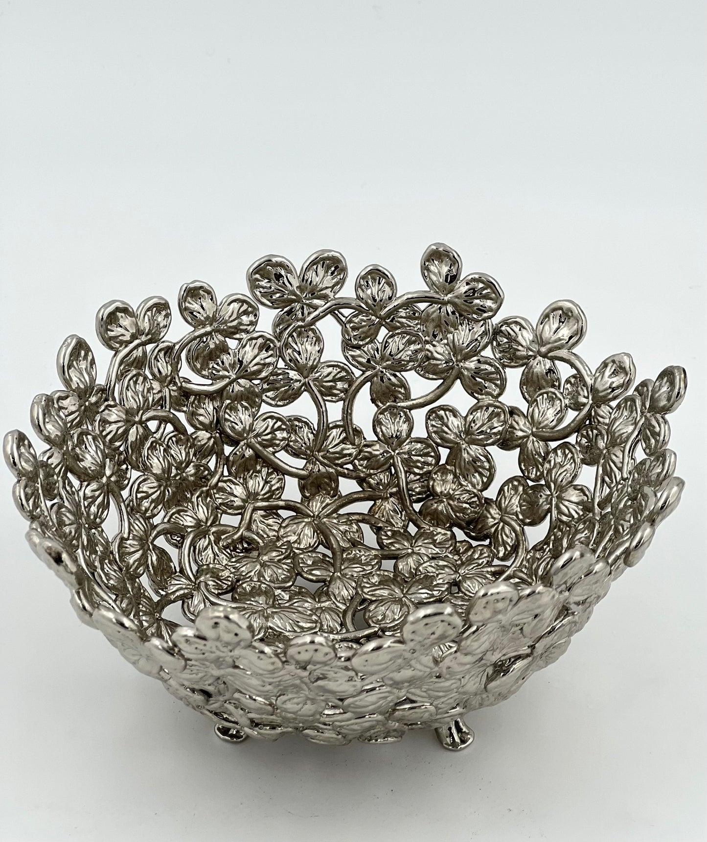 Small Leaf Bowl - Decorative Serveware | Nut Bowl | Centrepiece | Home Accent | Gold, Silver or Antique Finish