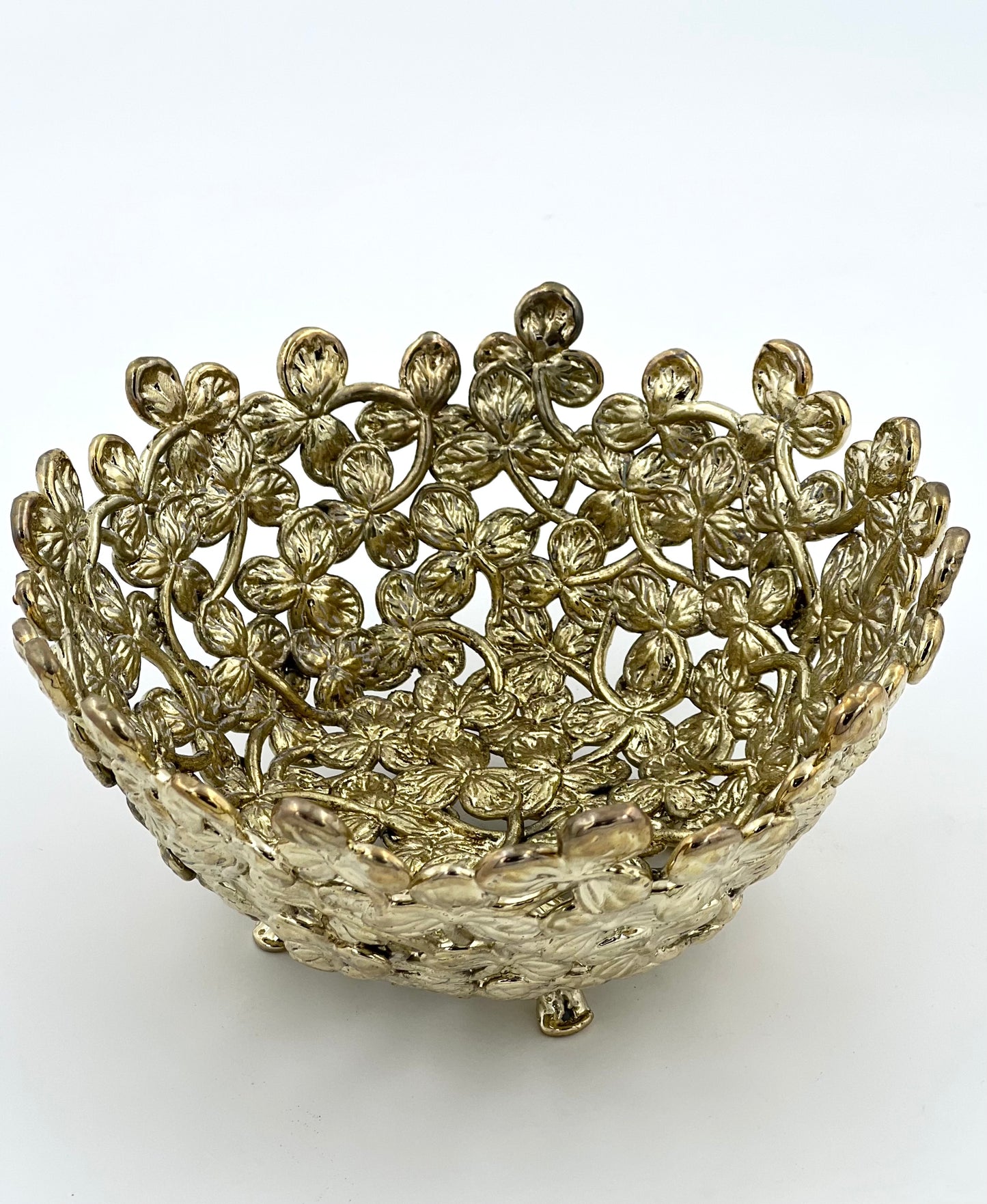 Small Leaf Bowl - Decorative Serveware | Nut Bowl | Centrepiece | Home Accent | Gold, Silver or Antique Finish
