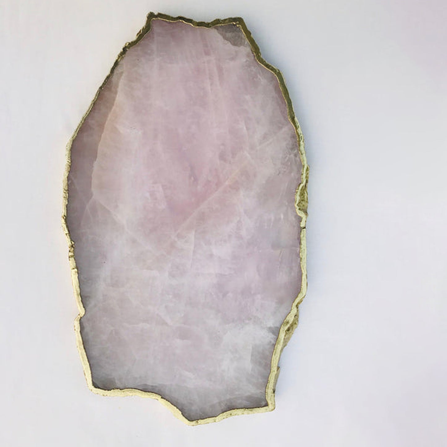 Large Rose Quartz Agate Cheese Platter/Tray/Personalised Momentos/Sign Boards
