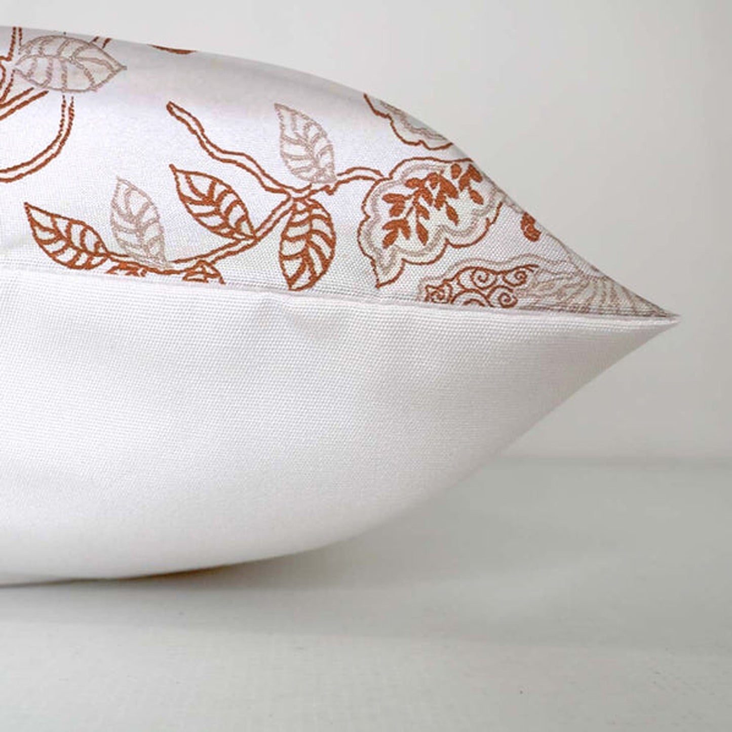 Mira - Set of 4 Pieces | Cotton Linen Fabric | Crewel Embroidered | Pillow/Cushion Cover Set | With or Without Insert