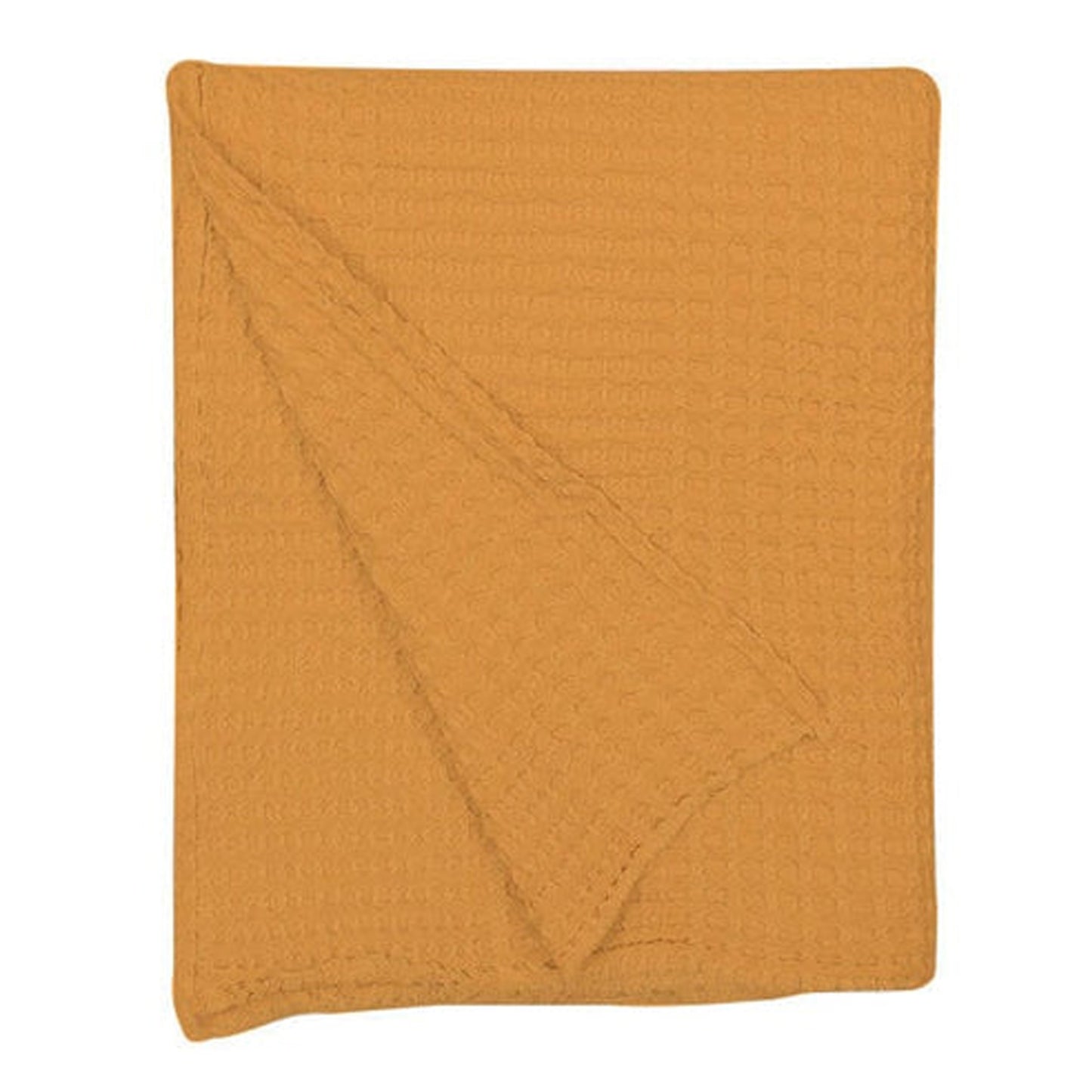Linen Cotton - Waffle Weave Throw Blanket