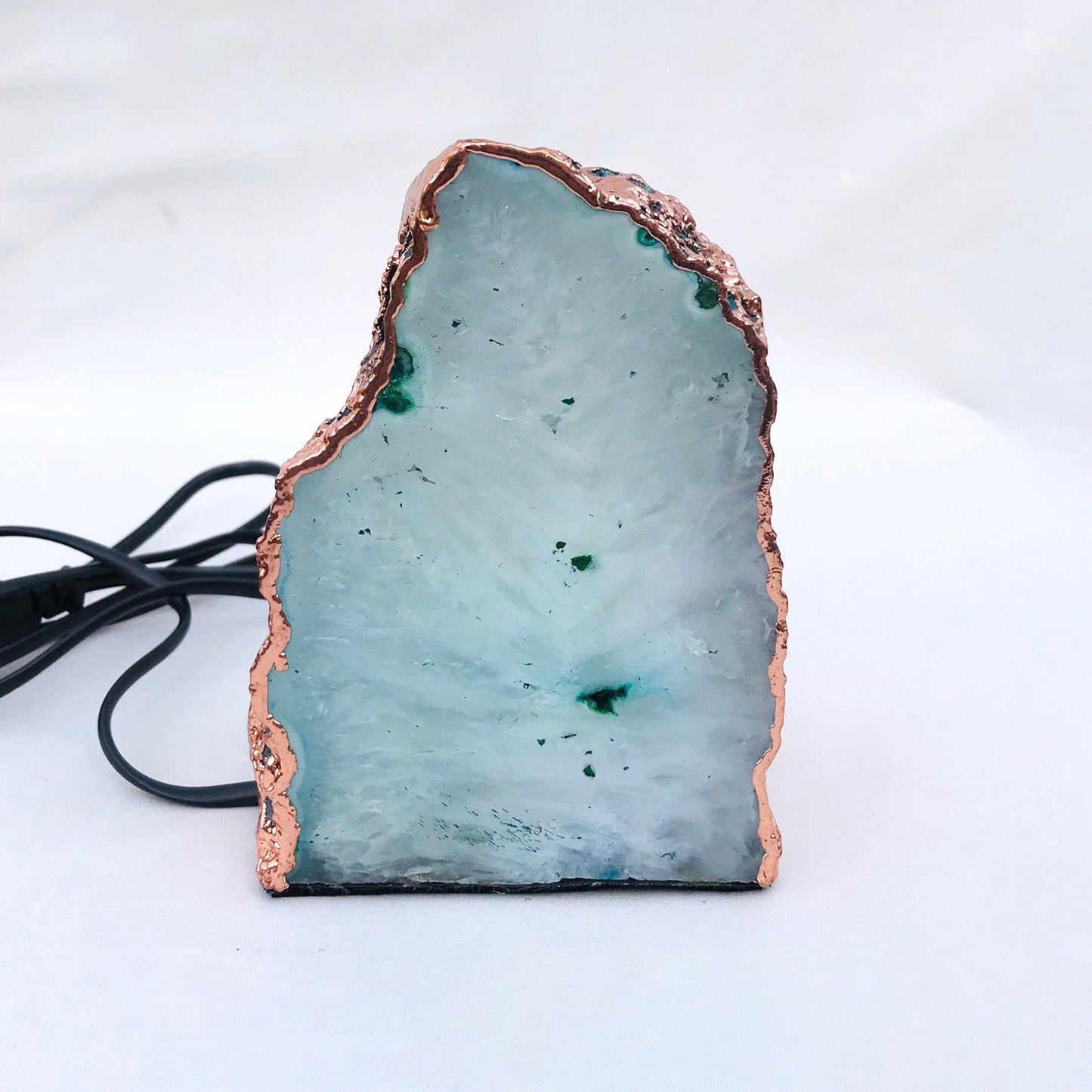 Aqua Agate/Gemstone/Lamp/Desk/Night Light