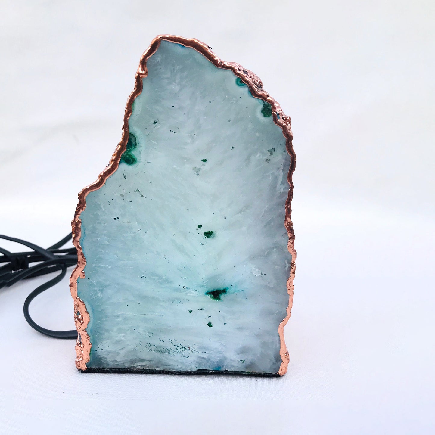 Aqua Agate/Gemstone/Lamp/Desk/Night Light