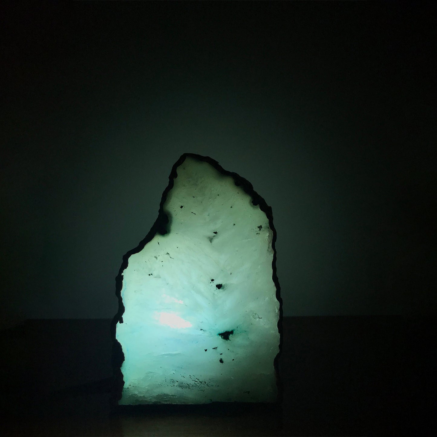 Aqua Agate/Gemstone/Lamp/Desk/Night Light