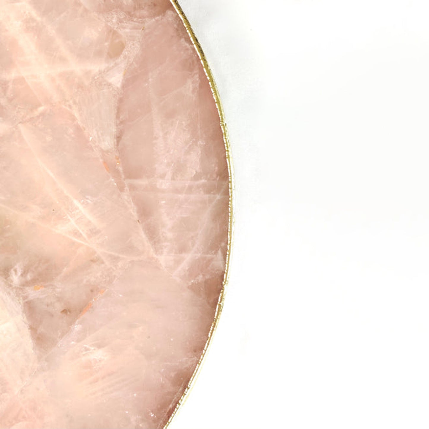 Rose Quartz Agate Cheese Platter/Tray | Circular |