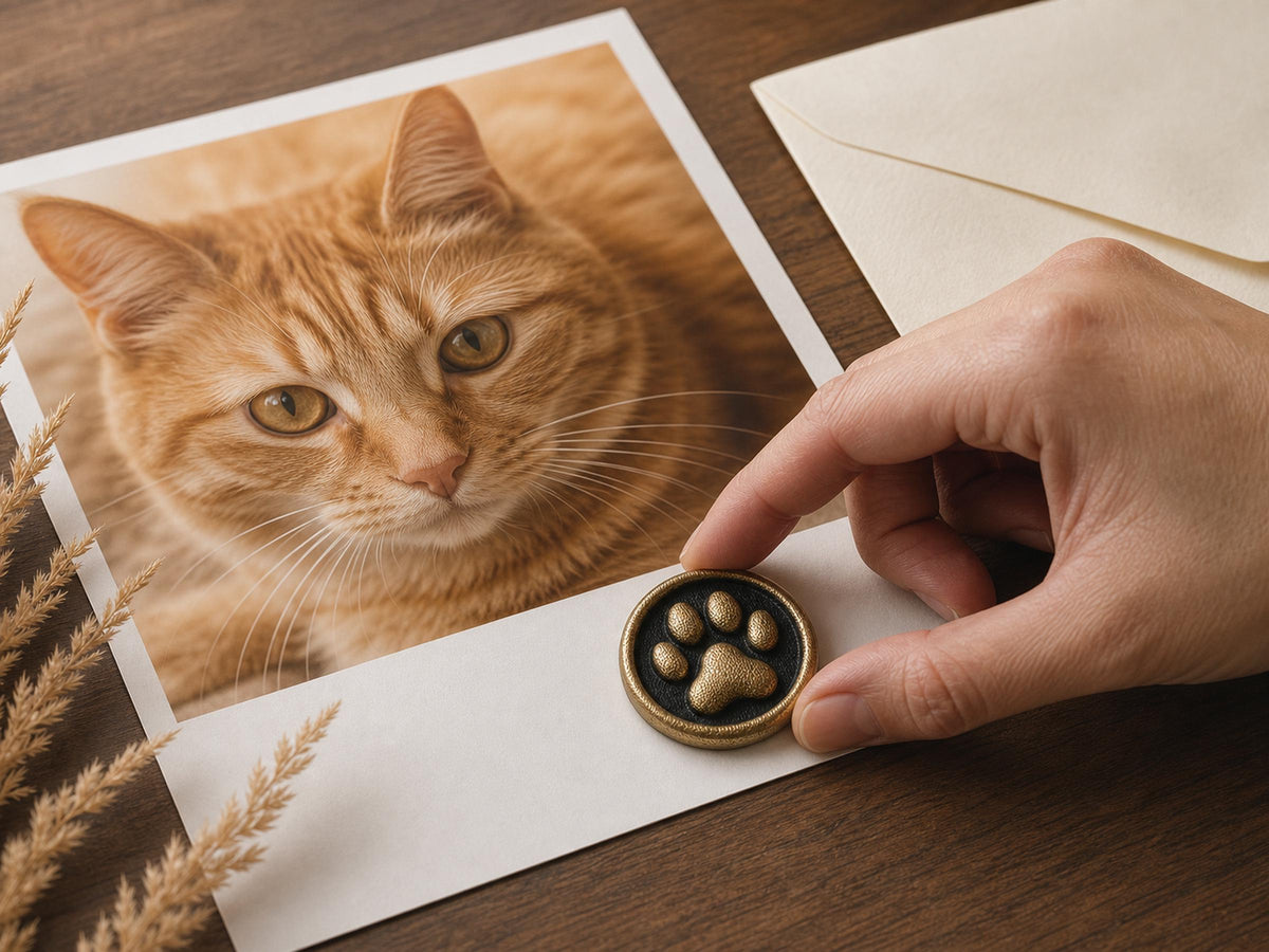Custom Cat Paw Memorial Plaque, Antique Brass Keepsake, Personalised Cat Paw Print Ornament