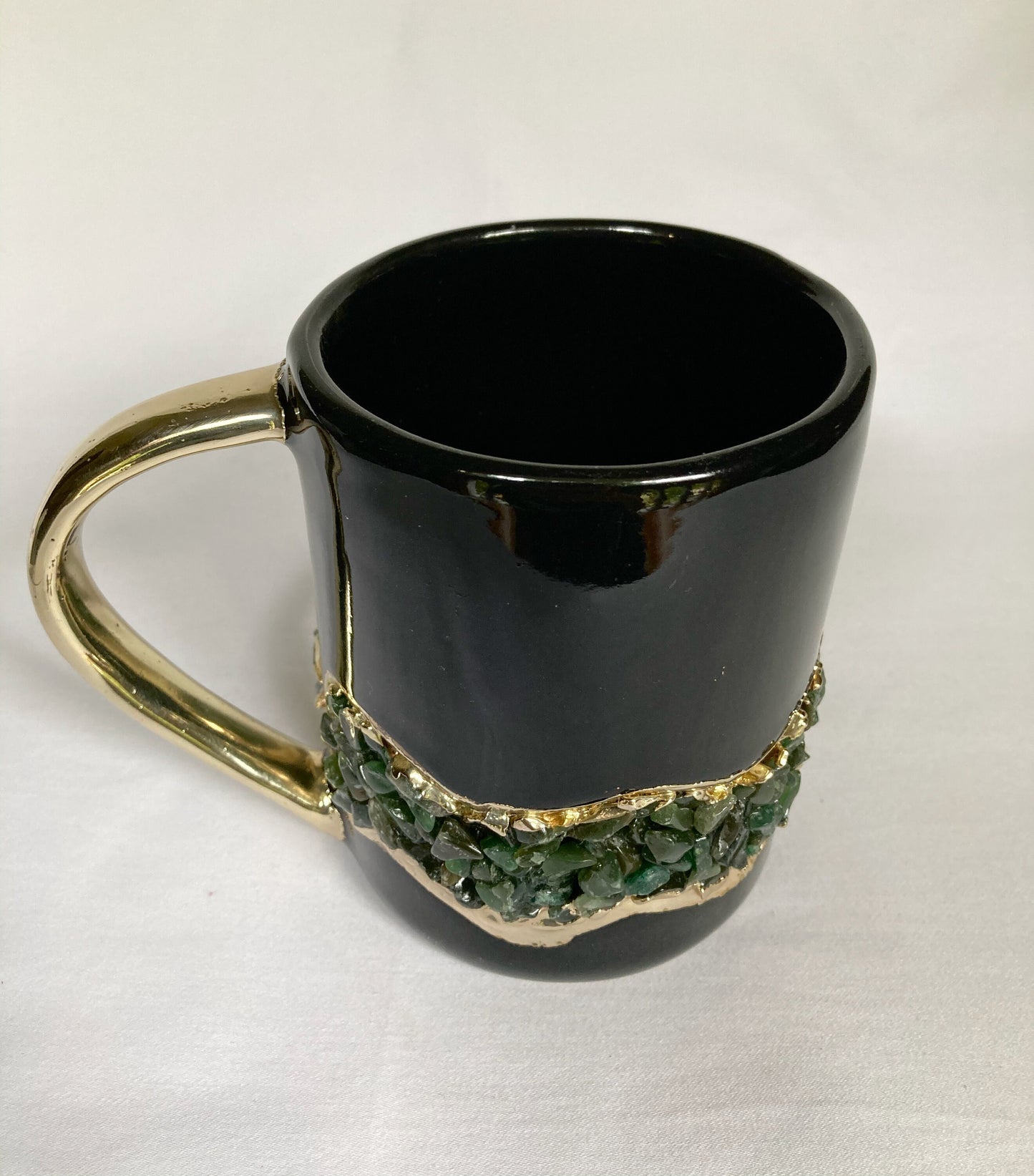 Flow - Set of 2 Black Ceramic Mugs