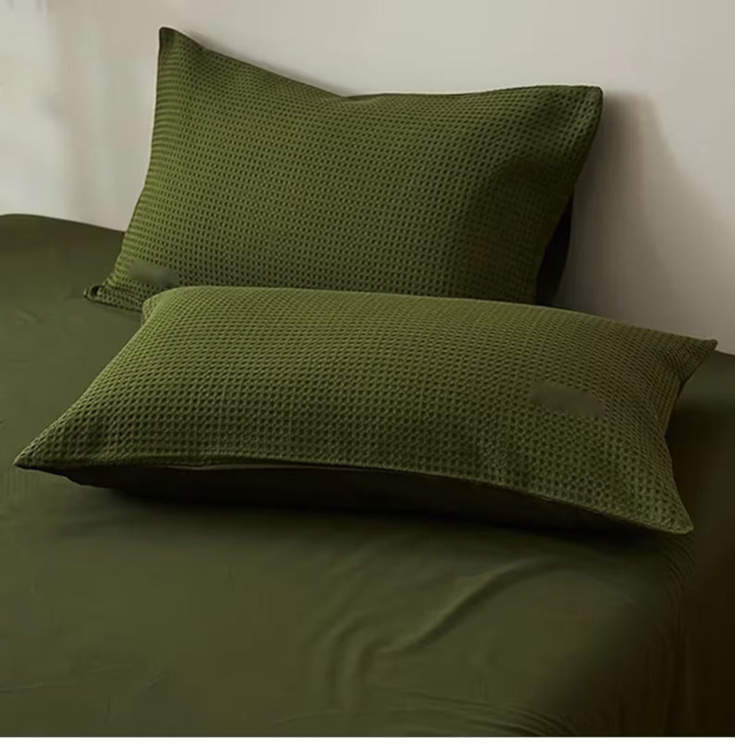 Waffle Weave Pure Cotton Duvet Cover Sets