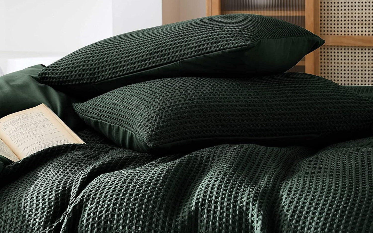 Waffle Weave Pure Cotton Duvet Cover Sets