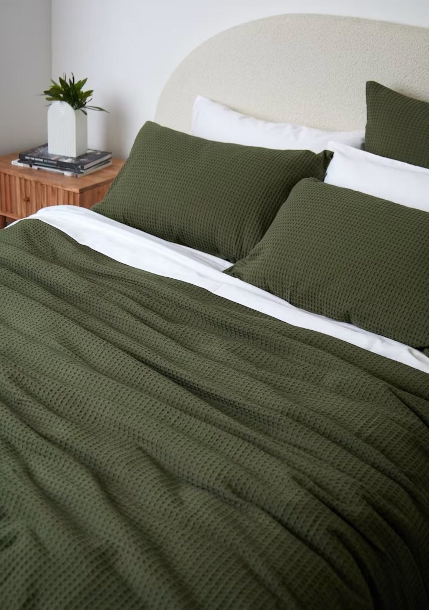 Waffle Weave Pure Cotton Duvet Cover Sets