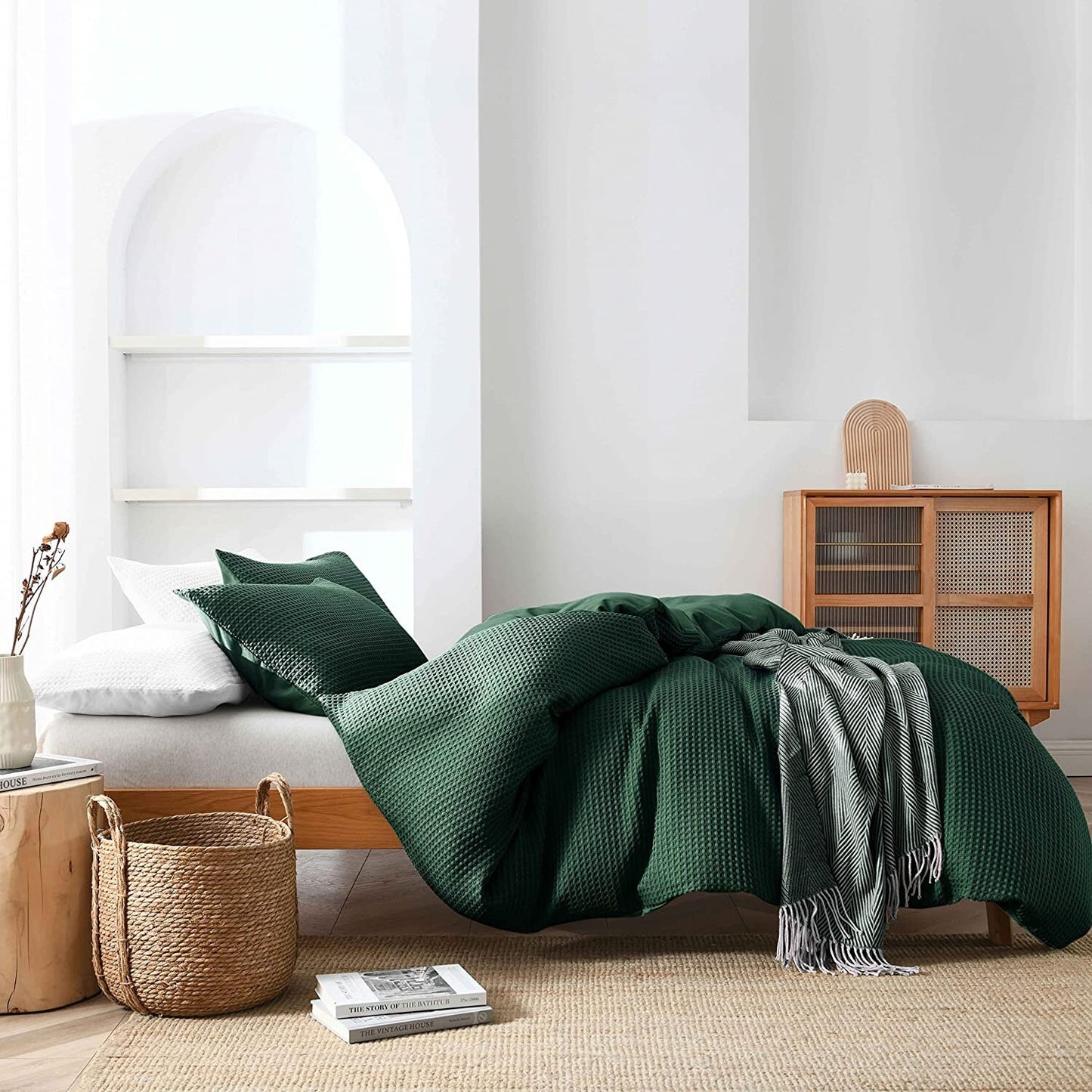 Waffle Weave Pure Cotton Duvet Cover Sets