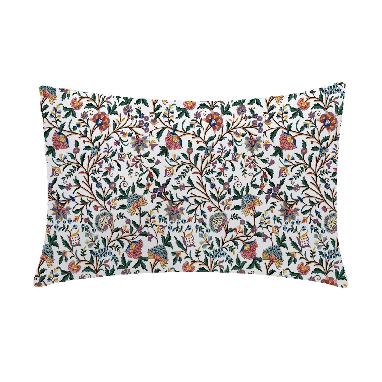 Sienna - 3 Piece Crewel Embroidered Duvet Set | Linen Cotton Mix | Embroidered Duvet Cover with Embroidered Pillowcases | Handmade | Soft