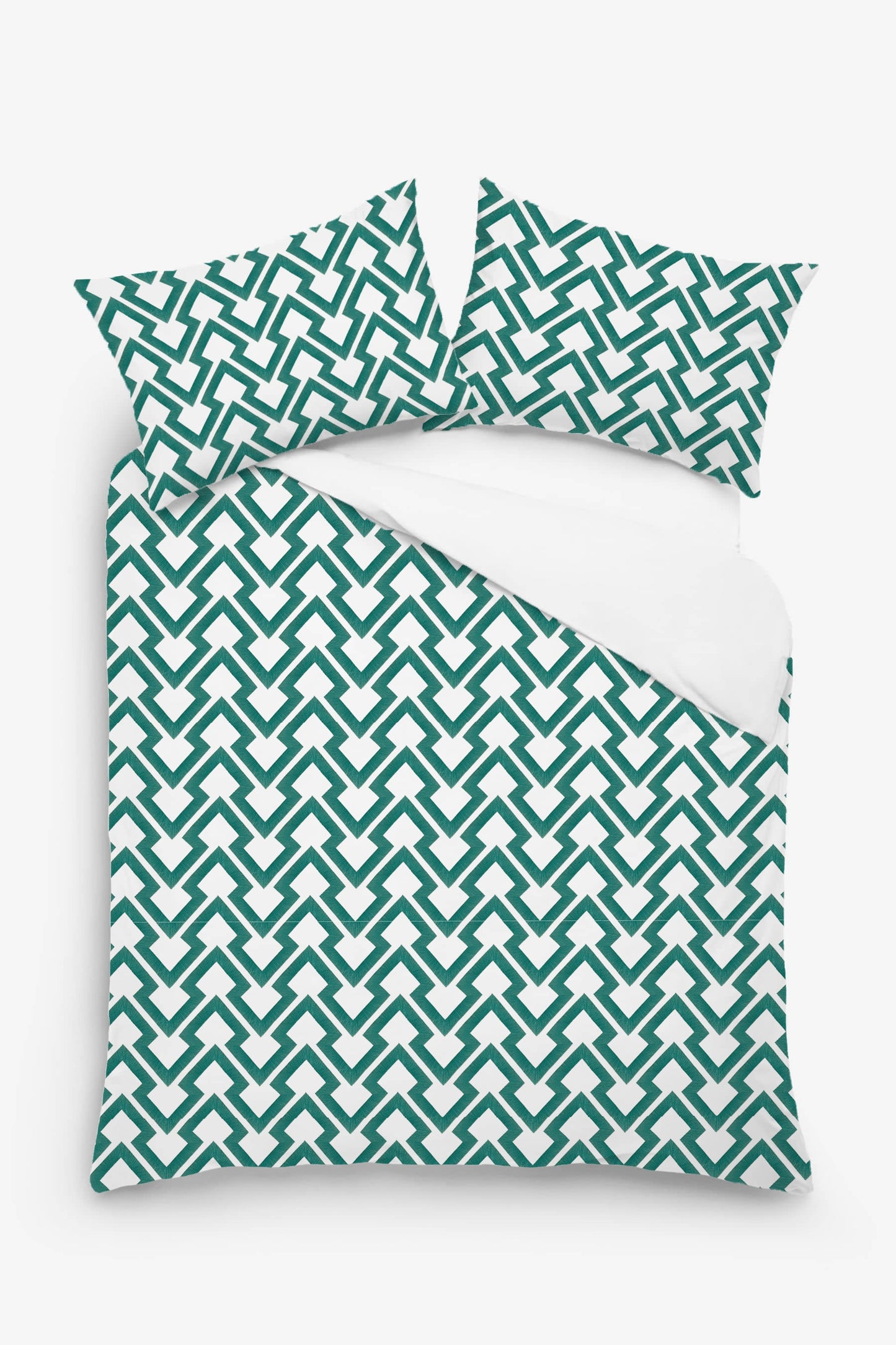 Aria - 3 Piece Crewel Embroidered Duvet Set | Linen Cotton Mix | Embroidered Duvet Cover with Embroidered Pillowcases | Handmade | Soft