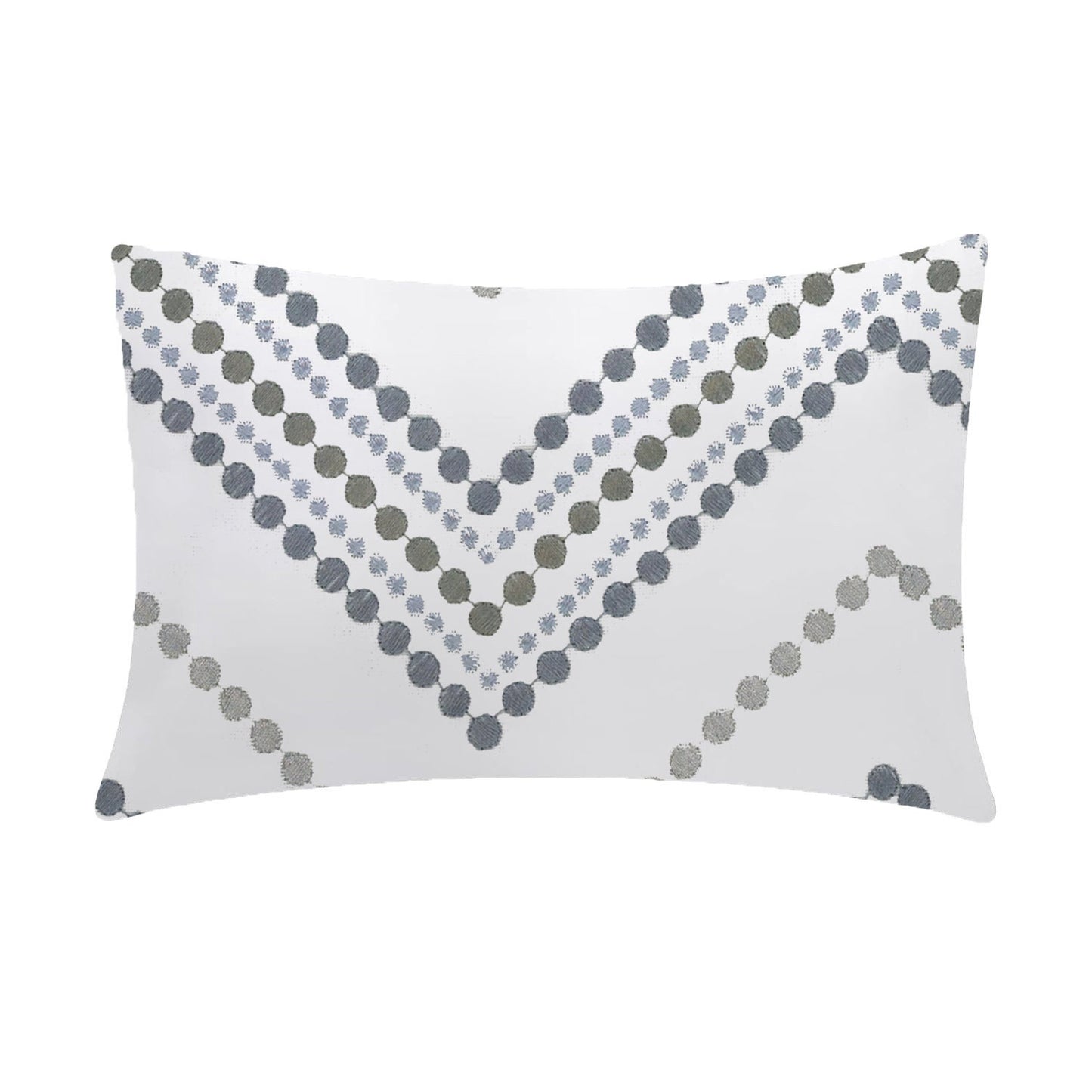 Azura - 3 Piece Crewel Embroidered Duvet Set | Linen Cotton Mix | Embroidered Duvet Cover with Embroidered Pillowcases | Handmade | Soft
