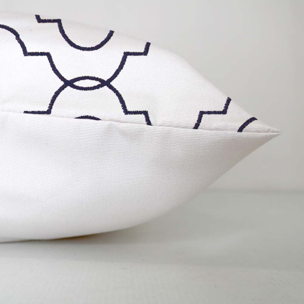 Celestia - Set of 4 Pieces | Cotton Linen Fabric | Crewel Embroidered | Pillow/Cushion Cover Set | With or Without Insert