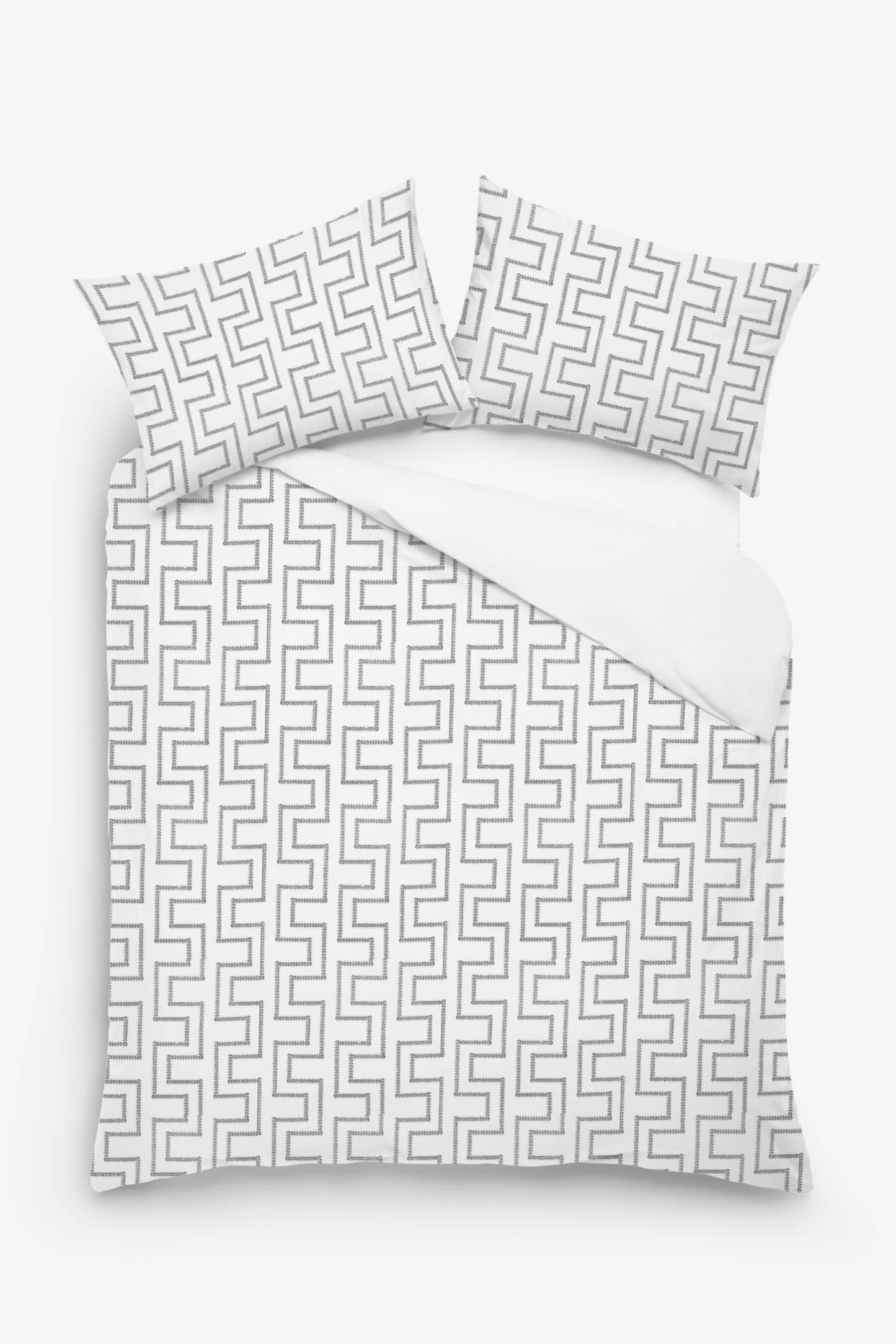 Fiora - 3 Piece Crewel Embroidered Duvet Set | Linen Cotton Mix | Embroidered Duvet Cover with Embroidered Pillowcases | Handmade | Soft