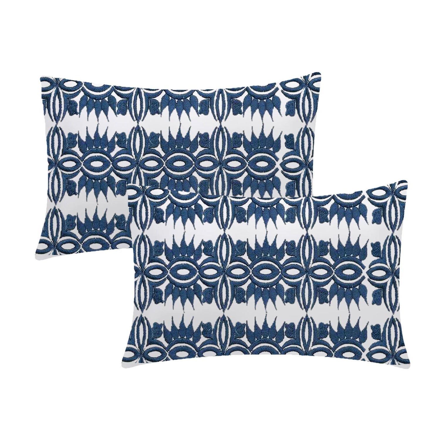Elektra - 3 Piece Crewel Embroidered Duvet Set | Linen Cotton Mix | Embroidered Duvet Cover with Embroidered Pillowcases | Handmade | Soft