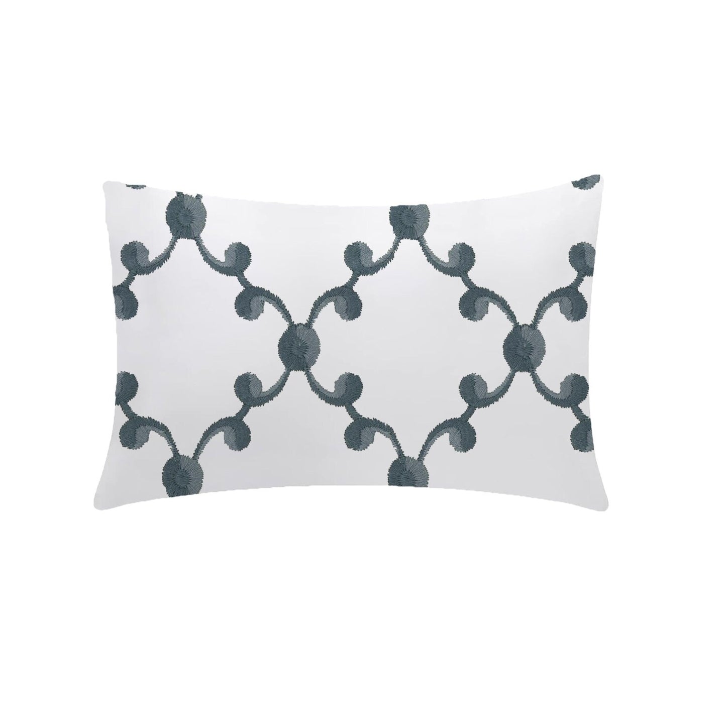 Alethea - 3 Piece Crewel Embroidered Duvet Set | Linen Cotton Mix | Embroidered Duvet Cover with Embroidered Pillowcases | Handmade | Soft