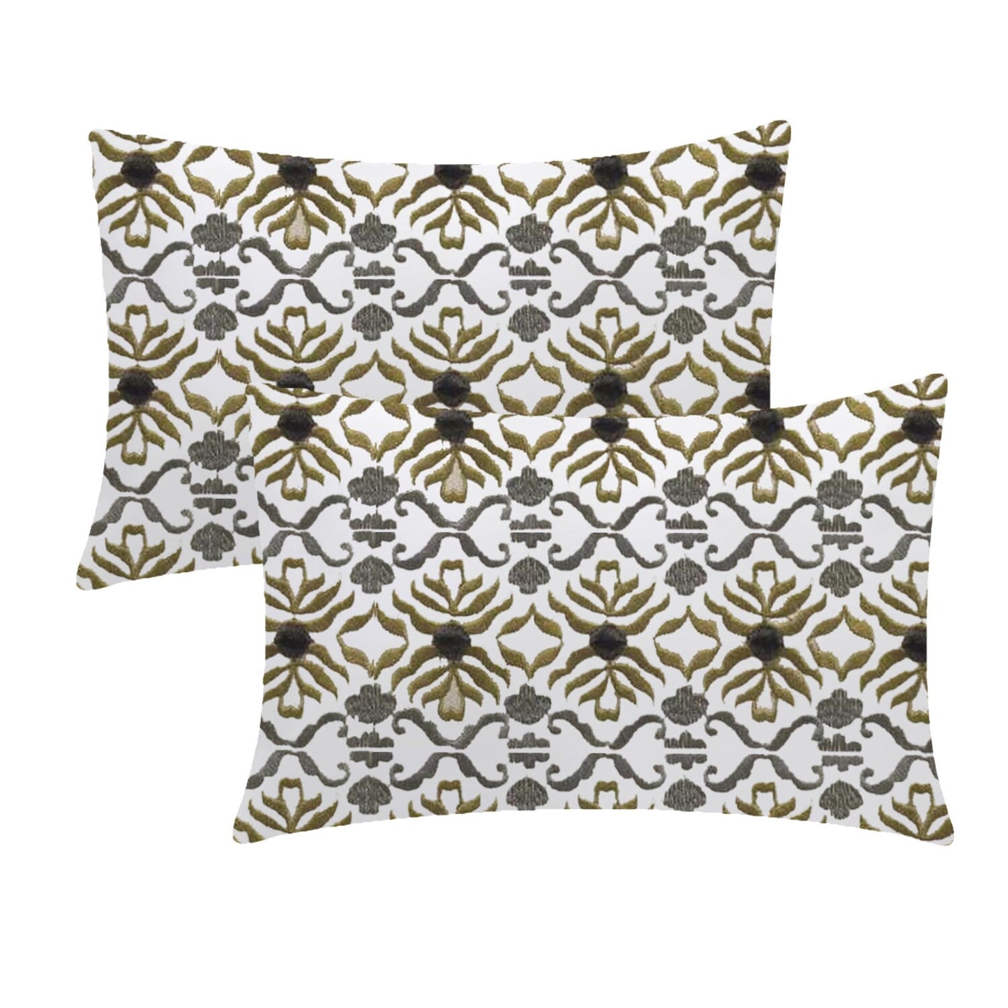 Ioanna - 3 Piece Crewel Embroidered Duvet Set | Linen Cotton Mix | Embroidered Duvet Cover with Embroidered Pillowcases | Handmade | Soft