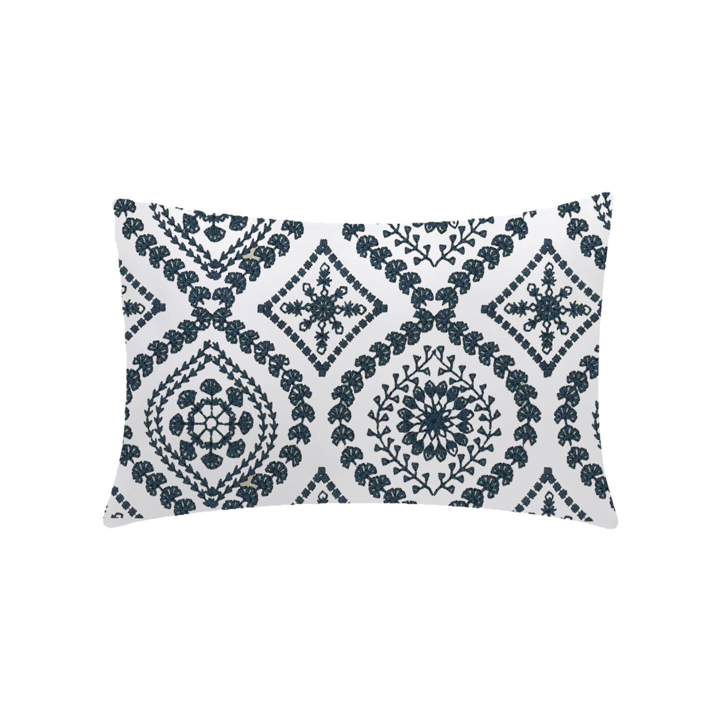 Nikoleta - 3 Piece Crewel Embroidered Duvet Set | Linen Cotton Mix | Embroidered Duvet Cover with Embroidered Pillowcases | Handmade | Soft