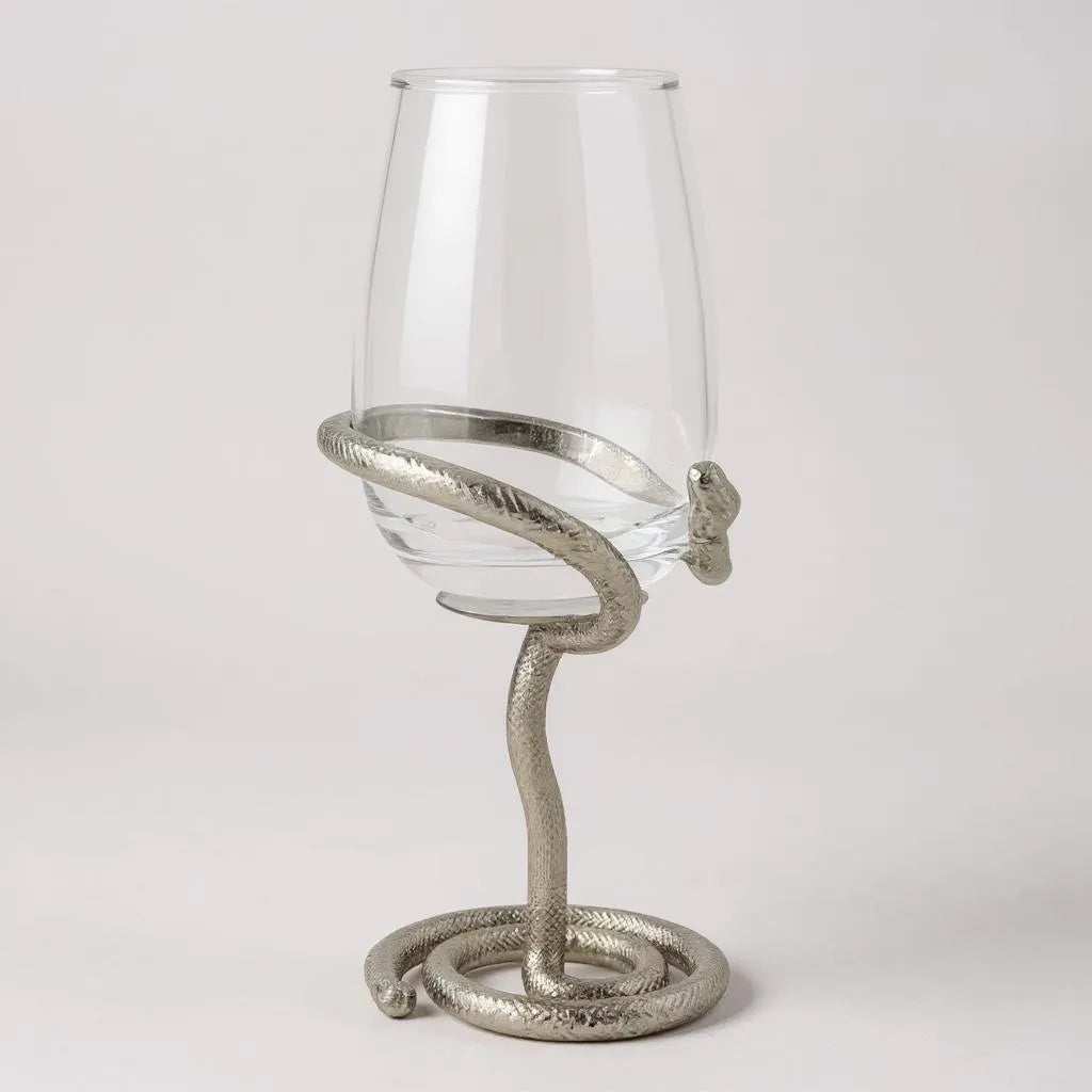 Set of 4 Snake Wine Glasses