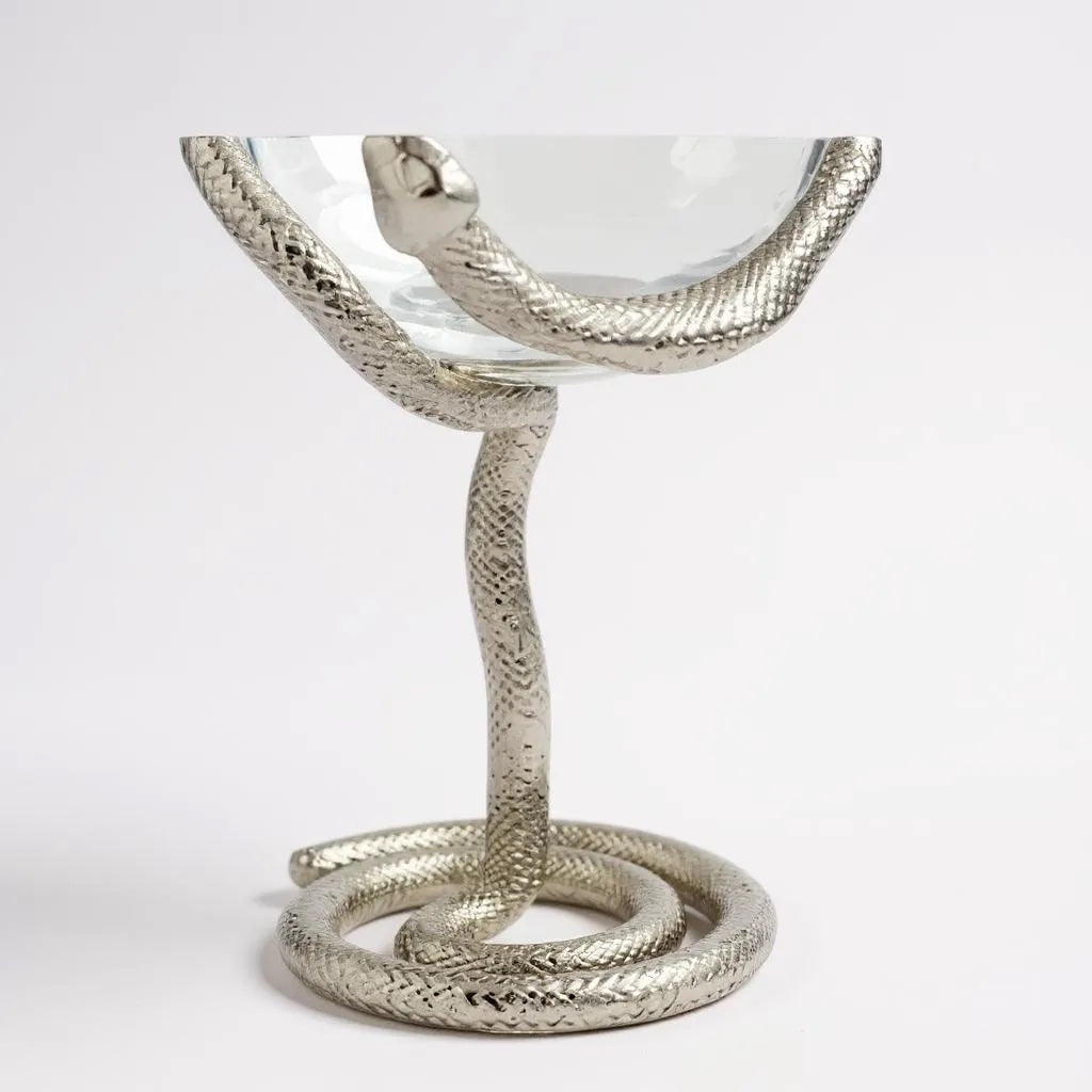 Set of 4 Snake Wine Glasses