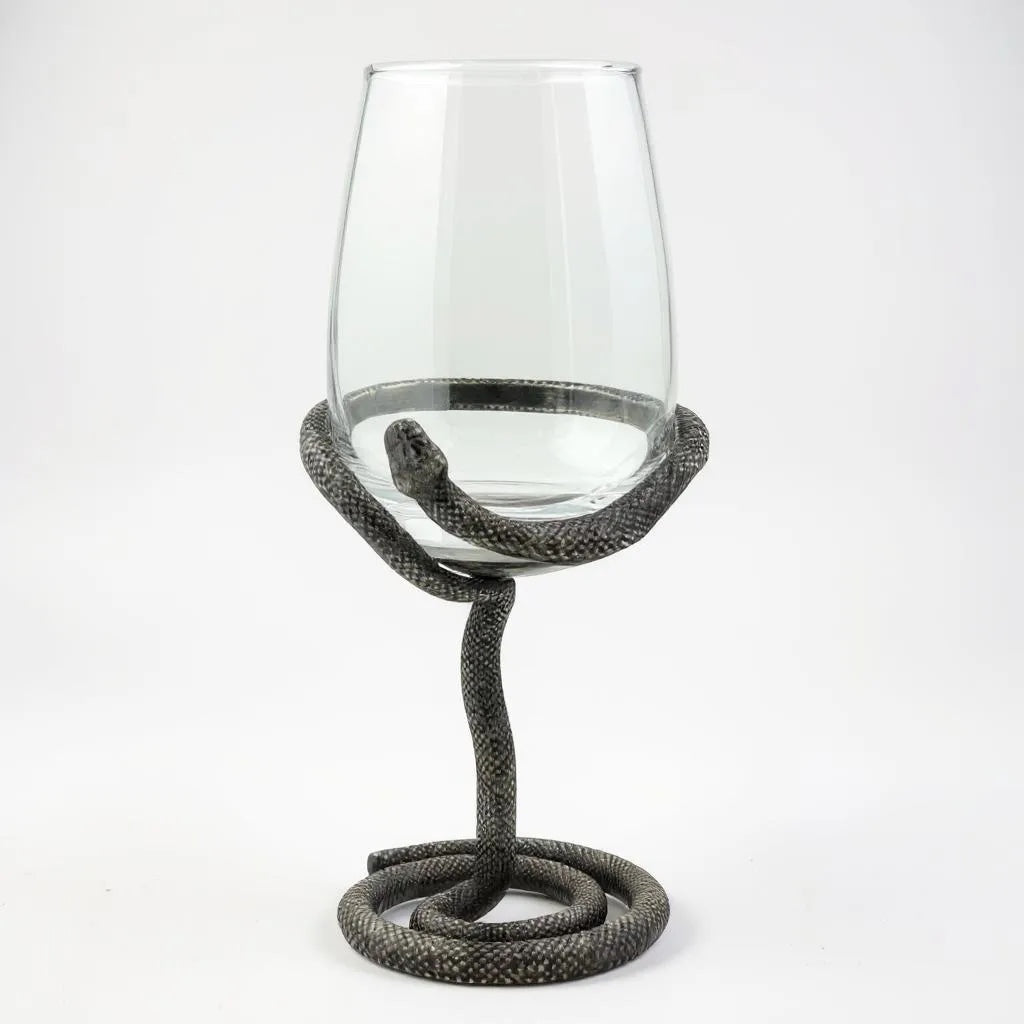 Set of 4 Snake Wine Glasses