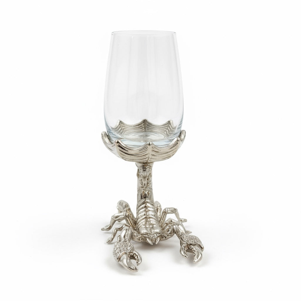 Set of 2/Set of 4 - Scorpion Wine Glasses