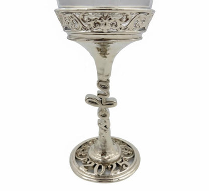 Personalised Wine Glasses Set | Electroformed Stem & Base, Wedding Gift (Set of 1 or 2)
