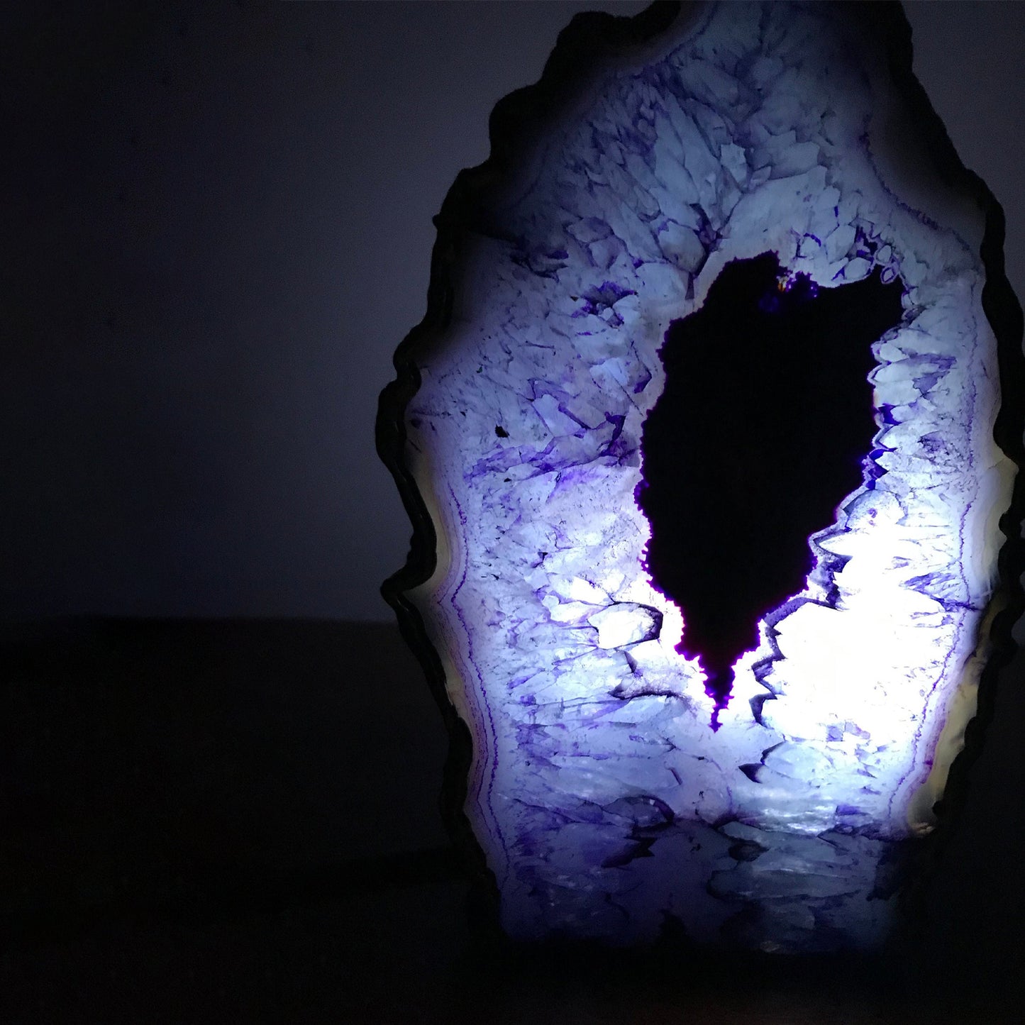 Blue Agate/Gemstone/Lamp/Desk/Night Light