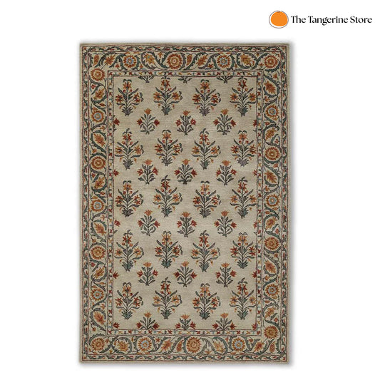Handcrafted Rug/Carpet | Pure Wool | Hand Tufted | High Pile | High Density | Yarn Dyed