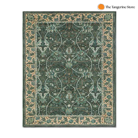 Handcrafted Rug/Carpet | Pure Wool | Hand Tufted | High Pile | High Density | Yarn Dyed