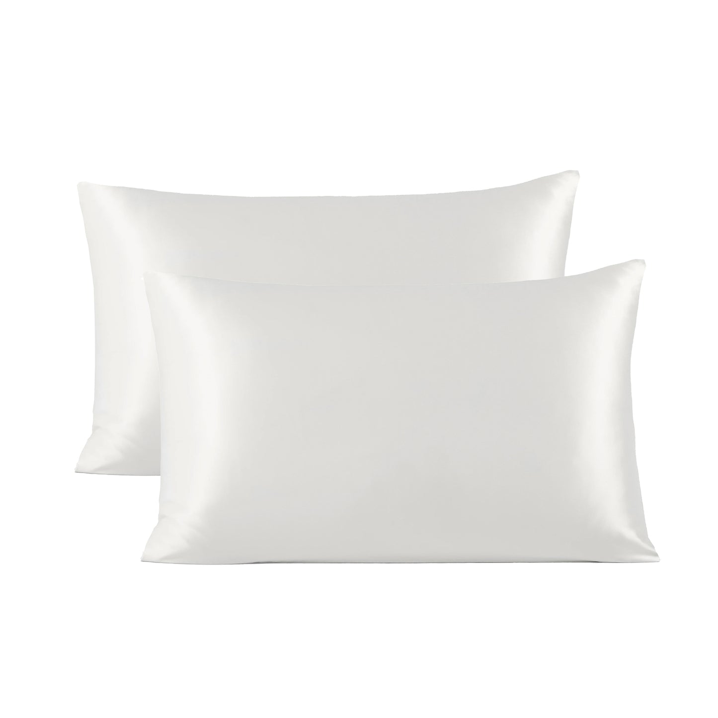 Set of 2 Pure Mulberry Silk Pillowcases