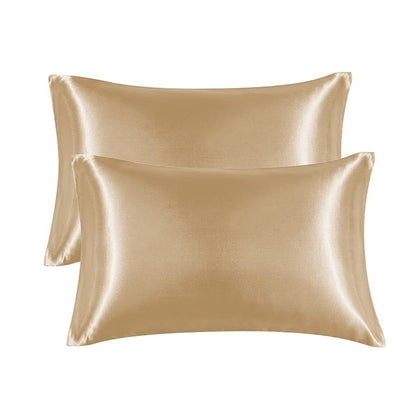 Set of 2 Pure Mulberry Silk Pillowcases