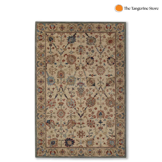Handcrafted Rug/Carpet | Pure Wool | Hand Tufted | High Pile | High Density | Yarn Dyed