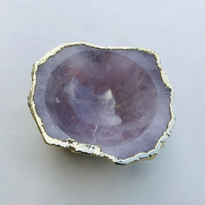 Rose Quartz Agate Nut/trinket/Jewellery Bowl
