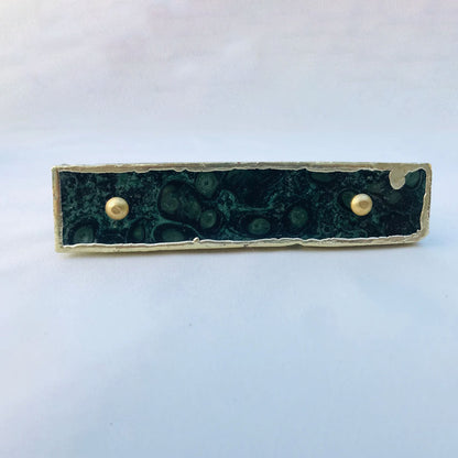 Set of 4 Kambaba Jasper Gemstone/Agate Handle Barbarella | Green