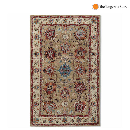 Handcrafted Rug/Carpet | Pure Wool | Hand Tufted | High Pile | High Density | Yarn Dyed
