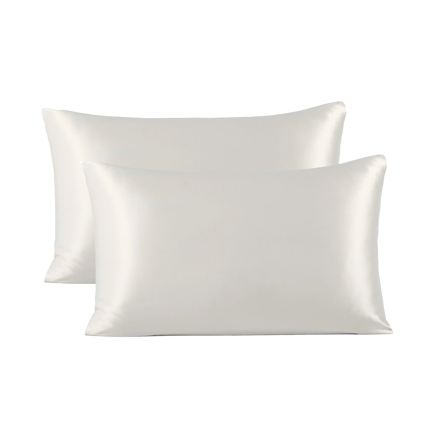 Set of 2 Pure Mulberry Silk Pillowcases