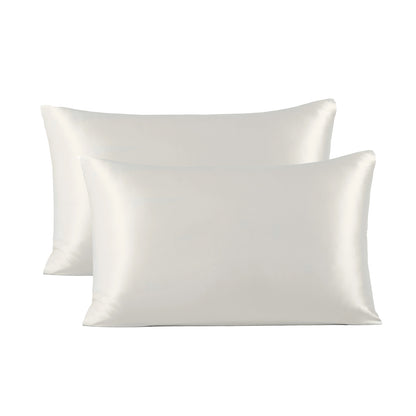 Set of 2 Pure Mulberry Silk Pillowcases