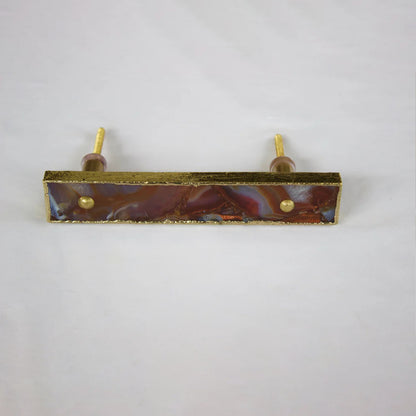 Set of 4 Red Agate Handle/Pull/Barbarella