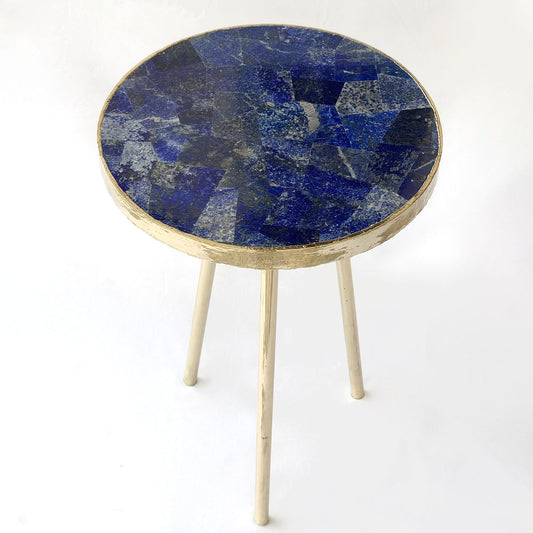 Lapis Lazuli Round Coffee/Side Table