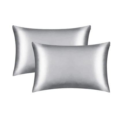 Set of 2 Pure Mulberry Silk Pillowcases