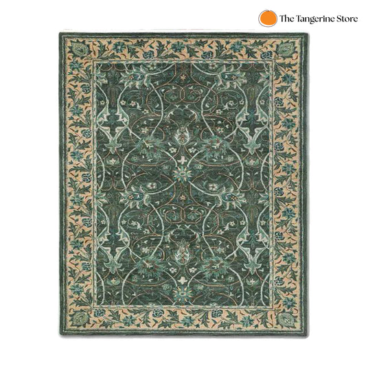 Handcrafted Rug/Carpet | Pure Wool | Hand Tufted | High Pile | High Density | Yarn Dyed