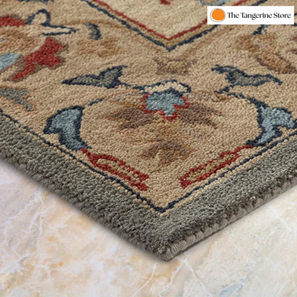 Handcrafted Rug/Carpet | Pure Wool | Hand Tufted | High Pile | High Density | Yarn Dyed