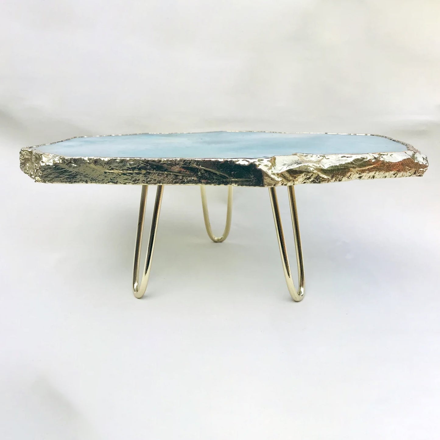 Blue Agate Cake Stand/Centrepiece/Display Stand/Tray